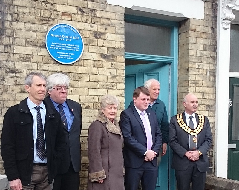 cornish blue plaque